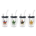 Double Wall Tumblers CH0001 | 4-in-1 Glass Water Pipe & Eco-Friendly Cups - Image 6