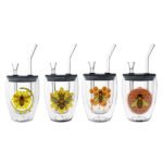 Double Wall Tumblers CH0005 | Exclusive Smoking Pipe & Reusable Glass Set