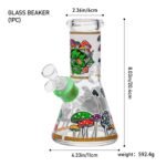 Glass Beaker TM081003 | 20-Piece Complete Smoking Kit with Quartz Banger - Image 5