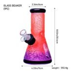 Glass Beaker TM082102: Durable and Stylish Water Pipe for Your Smoke Kit - Image 3