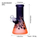 Buy Glass Beaker TM086001 Water Pipe | Complete Smoking Kit with Premium Accessories - Image 5