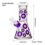 High-Quality Glass Beaker TM081008 - Ultimate Smoking Kit with 20 Items - Image 3