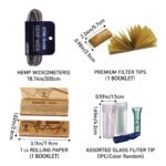 Assorted Hand Pipe PB4002 | Classic Smoker’s Travel Kit with Glass Pipe - Image 9