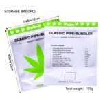 Assorted Glass Chillum PB4004 | Classic Smoker’s Travel Kit with Accessories - Image 5