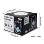 Double Wall Tumblers CH0007 | Exclusive Smoking Pipe & Glass Set - Image 2