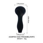 Assorted Hand Pipe PB4002 | Classic Smoker’s Travel Kit with Glass Pipe - Image 2