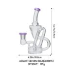 Assorted Mini Breaker BR5029 | Compact Glass Rig & Beaker Smoker’s Kit - Image 2