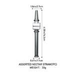 Assorted Nectar Straw NC1002 | Compact Travel-Friendly Dab & Wax Kit - Image 2