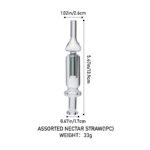 Assorted Nectar Straw NC1001 | Portable Wax & Dab Collector Kit - Image 2
