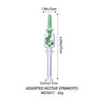 Assorted Nectar Straw NC1018 | Compact Travel-Ready Wax & Dab Kit - Image 2