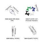 Assorted Nectar Straw NC2011 | 2-in-1 Wax & Dry Smoking Kit - Image 9