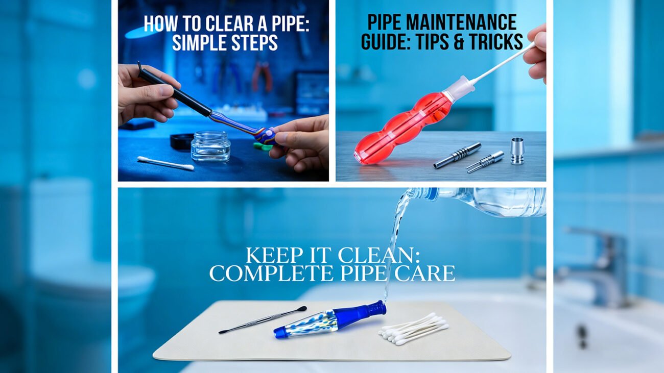 how to clear a pipe1