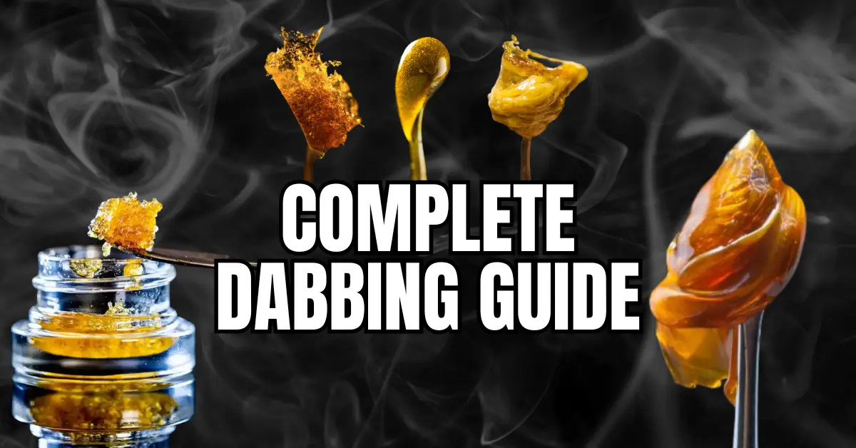 What are dabs complete guide - cannabis concentrates including shatter wax live resin and rosin types comparison